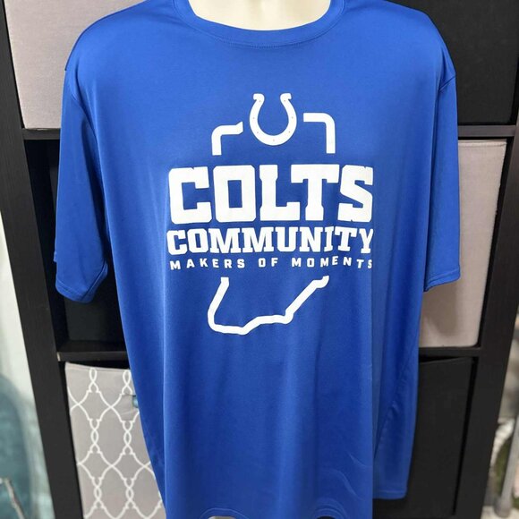 Port and Company Other - Like New Men's Colts Community Makers of Moments T-Shirt Size 2XL